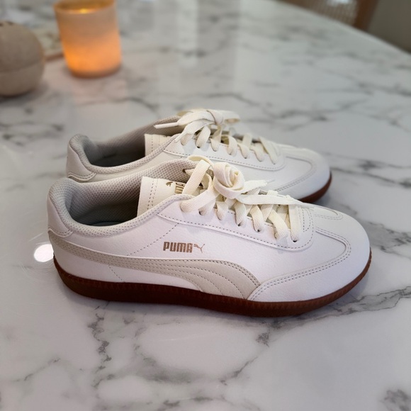 PUMA - Women’s leather sneaker size 8 - Alpine Snow - Picture 4 of 8